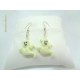 Boucles d'oreilles Fimo "Fantôme 2" Phosphorescent