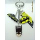 Porte clé Fimo Batman Marvel