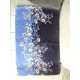 Foulard Bleu Fleuris